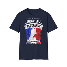 Charger l&#39;image dans la galerie, T-shirt &quot;si ce drapeau te dérange je t&#39;aide à faire tes valises&quot;
